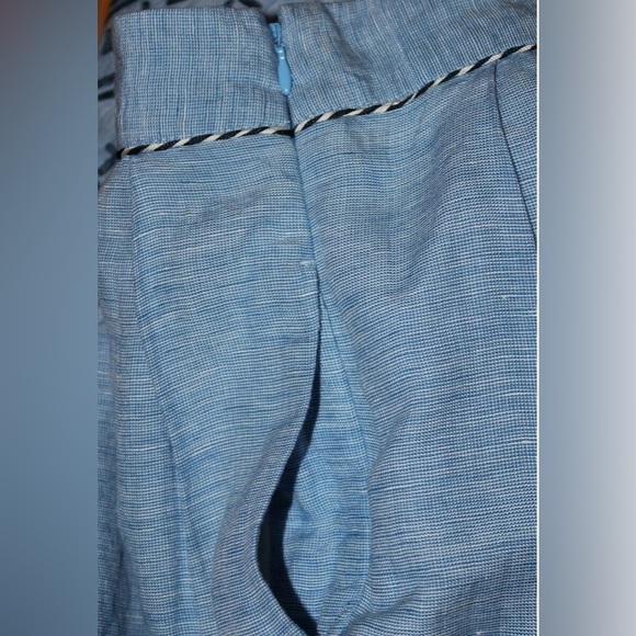 42- Anthropologie Odille Embroidered Linen blend Skirt - Picture 6 of 6